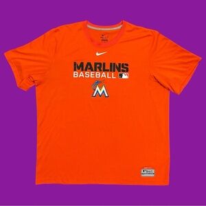 Nike Dri-Fit Miami Marlins Baseball Tee